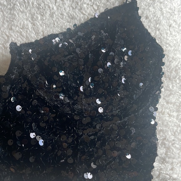 Anthropologie Sequin Crop Top - Picture 6 of 9